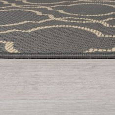 Flair Rugs Kusový koberec Florence Alfresco Milan Anthracite/Beige kruh 160x160 (průměr) kruh cm