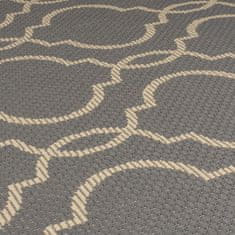 Flair Rugs Kusový koberec Florence Alfresco Milan Anthracite/Beige kruh 160x160 (průměr) kruh cm