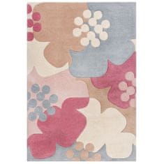 Flair Rugs Kusový koberec Zest Retro Floral Raspberry 120x170 cm