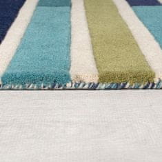 Flair Rugs Ručně všívaný kusový koberec Illusion Piano Green/Multi 120x170 cm