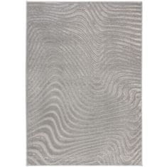 Flair Rugs Kusový koberec Patna Channel Silver 120x170 cm