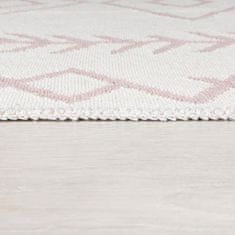 Flair Rugs Kusový koberec Deuce Edie Recycled Rug Pink 80x150 cm