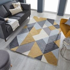 Flair Rugs Kusový koberec Zest Icon Geometric Ochre 160x230 cm