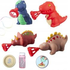 WOOPIE Dinosauří hračka na výrobu mýdlových bublin