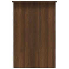 Vidaxl Psací stůl hnědý dub 100 x 50 x 76 cm kompozitní dřevo