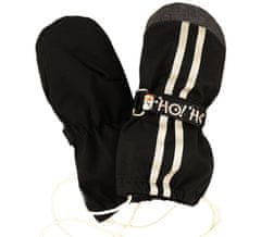 ROCKINO Softshellové rukavice dětské vel. 4 (4 - 7 let) vzor 6322 černošedé