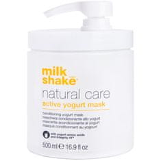Milk Shake Natural Care Active Jogurt Mask - rekonstruující jogurtová maska pro suché a poškozené vlasy 500ml