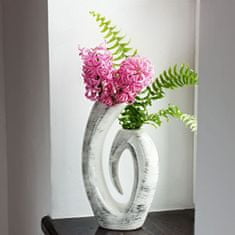 botle Květinová váza Keramický Symfonie Červená 17,5x26,5cm
