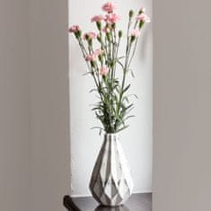 botle Květinová váza Keramický Diamant Červená 12,5x21,5cm