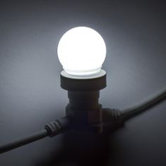 DecoLED DecoLED LED žárovka - ledově bílá, patice E27, 12 diod