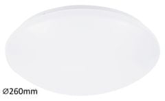 Rabalux  LED stropní svítidlo Lucas 12W | 780lm | 4000K | IP20 | 26cm - kruhové bílé