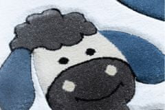 Dywany Łuszczów Dětský kusový koberec Petit Farm animals blue 120x170