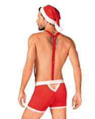 Obsessive Vánoční kostým Mr Claus set - Obsessive červená S/M