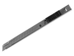 Extol Craft Nůž ulamovací (80043) celokovový nerez, 9mm, s Auto-lock, NEREZ