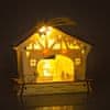Vánoční osvětlení RXL 345 betlém dř.4LED WW