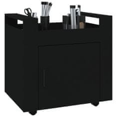shumee Kancelářský kontejner černý 60 x 45 x 60 cm kompozitní dřevo