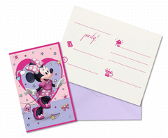 GoDan Dětské pozvánky na oslavu - Minnie Mouse