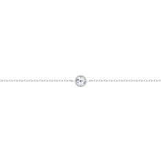Preciosa Minimalistický stříbrný náramek Tender Secrets s kubickou zirkonií Preciosa 5341 00