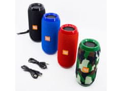 Bomba Bluetooth reproduktor s FM, SD, AUX, USB, HandsFree TG117 Barva: Modrá