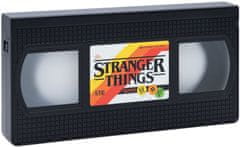 CurePink Stolní dekorativní lampa Stranger Things: VHS LOGO (19 x 10 x 3 cm)