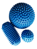 Masážní souprava modrá(balanční čočka, masážní váleček a míček).