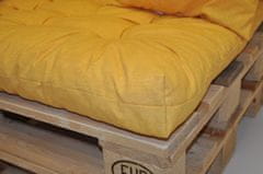 AXIN Polstry na paletový nábytek - látka žlutý melír