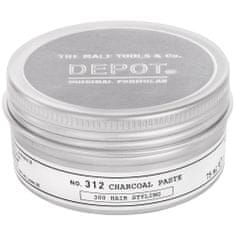 DEPOT No. 312 Charcoal Paste - flexibilní karbonová pasta pro styling všech typů vlasů 75ml