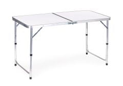 OEM Turistický stůl skládací stůl kempinkový bílý vrchní 120 x 60 cm