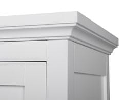 Teamson Home Koupelnová Bílá Dřevěná Dvoudveřová Nástěnná Skříňka Elg-583