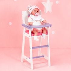 Teamson Olivia's Little World Malá Princezna Květina Dětská Dřevěná Židlička Pro Panenky Nábytek Pro Panenky Příslušenství Pro Panenky Td-0098A
