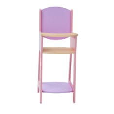 Teamson Olivia's Little World Severská Dřevěná Vysoká Židlička Pro Panenky 18" Nábytek Pro Panenky Td-12878A