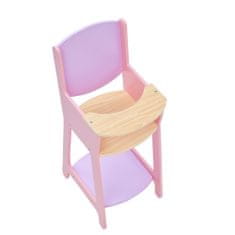Teamson Olivia's Little World Severská Dřevěná Vysoká Židlička Pro Panenky 18" Nábytek Pro Panenky Td-12878A