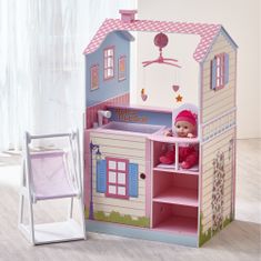 Teamson Olivia's Little World - All In One 16-18 palcová dětská stanice pro panenky (růžová / modrá)