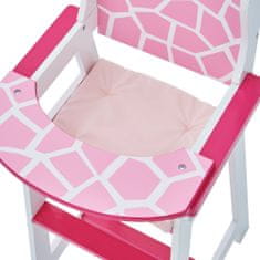 Teamson Olivia's Little World Dřevěná Židlička Pro Panenky Růžová , Nábytek Pro Dětské Panenky 18" Td-0098Af