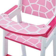 Teamson Olivia's Little World Dřevěná Židlička Pro Panenky Růžová , Nábytek Pro Dětské Panenky 18" Td-0098Af