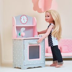 Teamson Olivia's World Dětský Dřevěný Nábytek Pro Panenky Kuchyňka Na Hraní Td-0211Ag