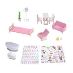 Teamson Olivia's Little World - Domeček pro panenky Dreamland s 3 bočními dveřmi - vícebarevný