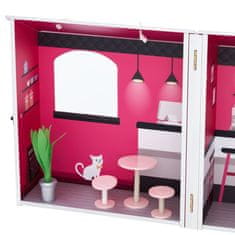 Teamson Olivia's Little World Dětský Dřevěný Domeček Pro Panenky "Dreamland" V Růžové Barvě Td-12953A