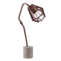 Teamson Malá Noční Stolní Lampa Měděná Povrchová Úprava Moderní Osvětlení Vn-L00047-Eu