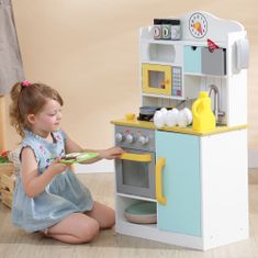 Teamson Florence Dřevěná Kuchyňka Pro Děti Na Hraní S 5 Doplňky Na Hraní Rolí Td-11708Ar