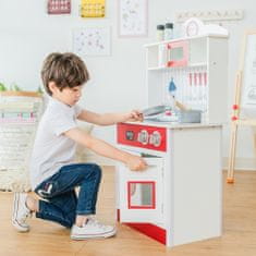 Teamson Teamson Kids - Little Chef Madrid Classic Play Kitchen - červená / bílá