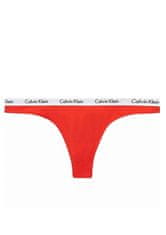 Calvin Klein Dámská tanga D1617, Červená, L