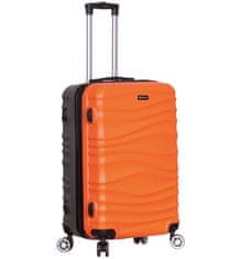 Kabinové zavazadlo METRO LLTC1/3-S ABS - oranžová/šedá