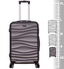 Kabinové zavazadlo METRO LLTC1/3-S ABS - šedá