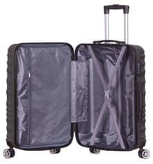 Cestovní kufr METRO LLTC1/3-L ABS - šedá