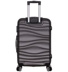 Cestovní kufr METRO LLTC1/3-M ABS - oranžová/šedá