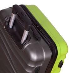 Cestovní kufr METRO LLTC1/3-M ABS - zelená/šedá