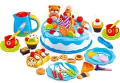 KIK Krájení narozeninového dortu Kuchyně 80 ks. Modrý