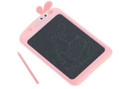 KIK Grafický tablet kreslicí deska králík růžový 8,5'' KX5982