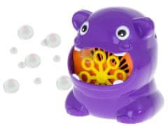 KIK Mýdlové bubliny bublinový stroj hroch